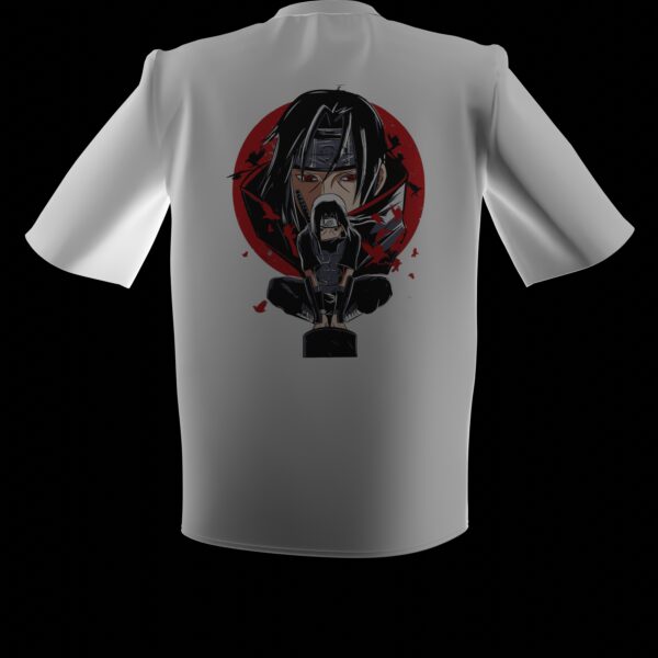 Itachi Uchiha Sitting Back Oversized T-Shirt